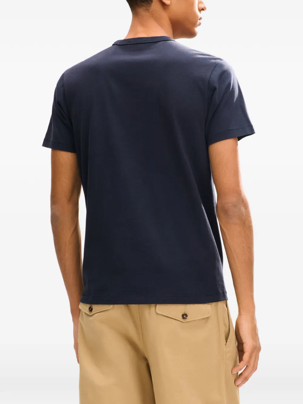 Kenzo Ikat Flower katoenen T-shirt Blauw