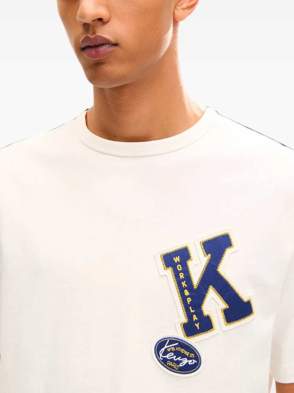 Kenzo Work And Play katoenen T-shirt Wit
