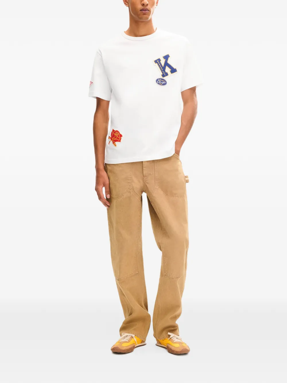 Kenzo Work And Play katoenen T-shirt Wit