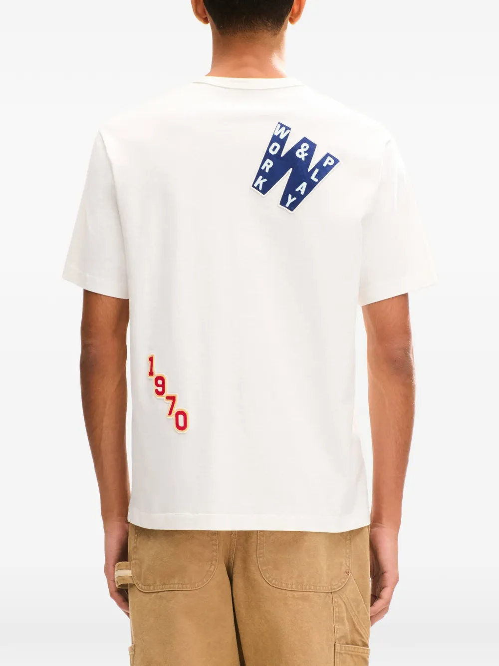 Kenzo Work And Play katoenen T-shirt Wit