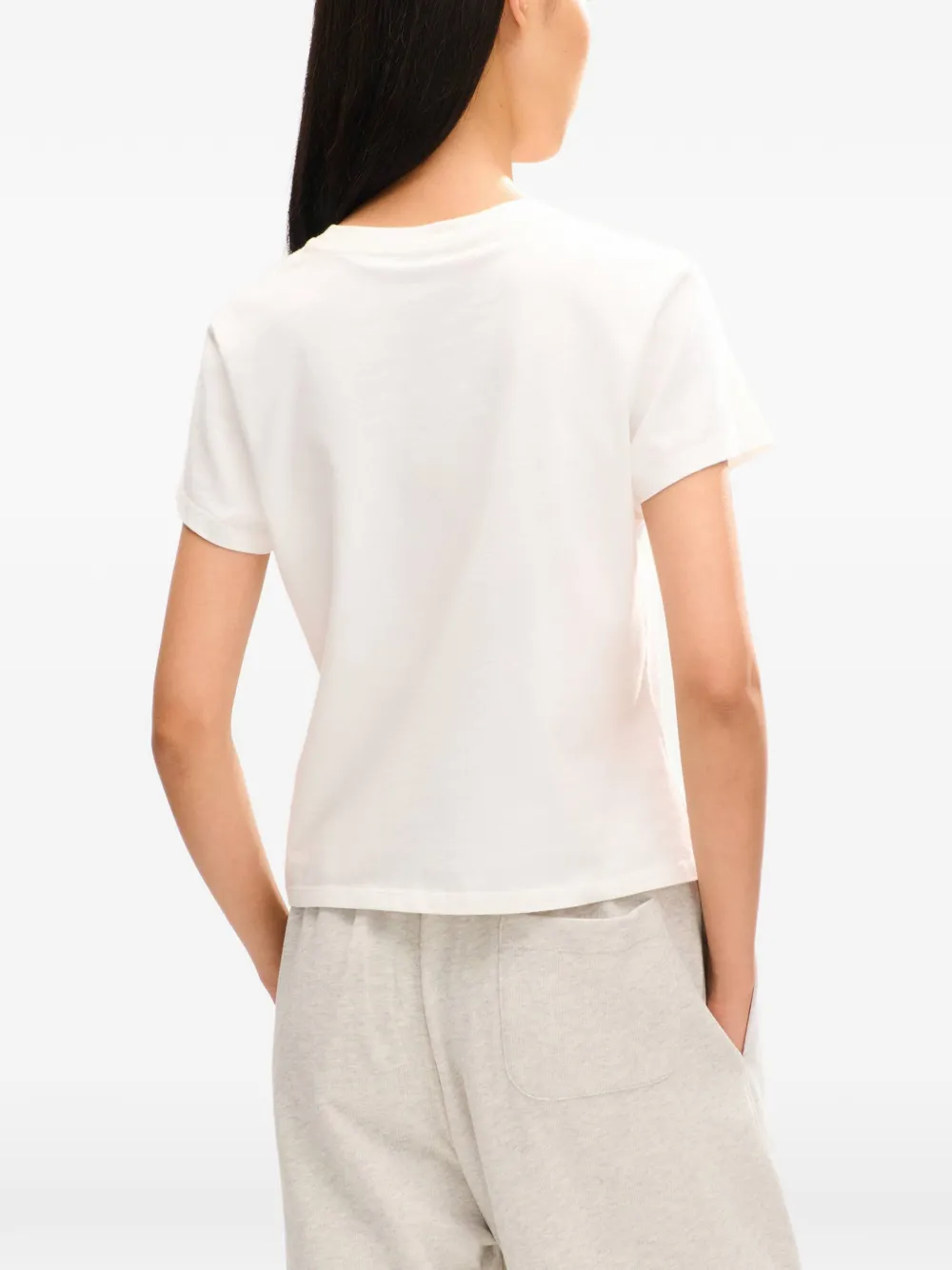Kenzo Signature cotton T-shirt Wit