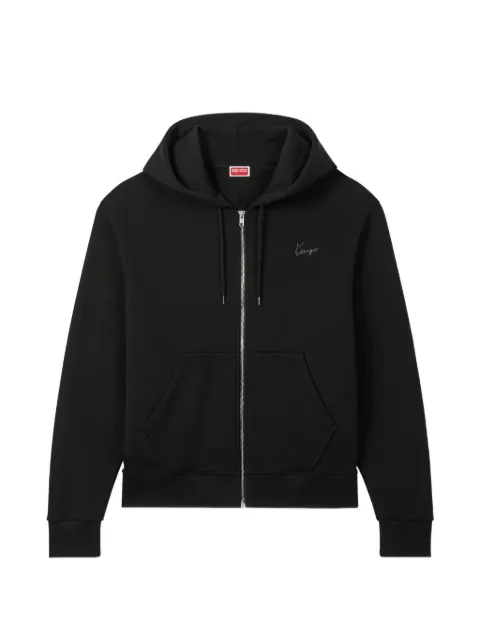Kenzo Signature zip-up hoodie