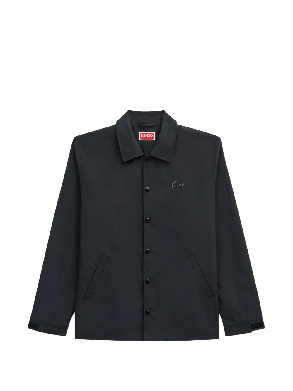 Kenzo Signature shirt jacket Zwart