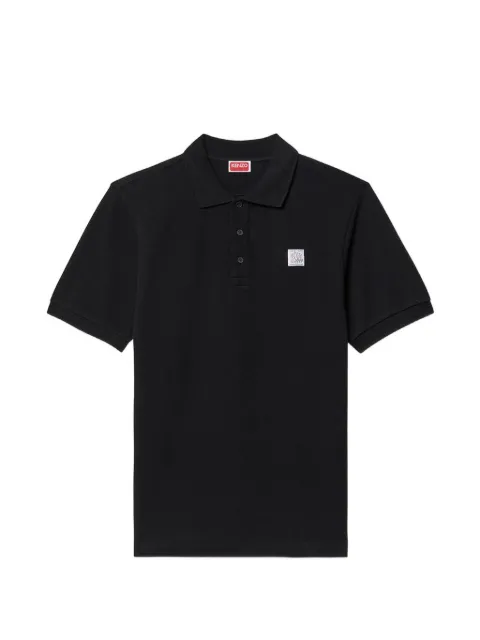 Kenzo Work And Play logo-appliqué polo shirt