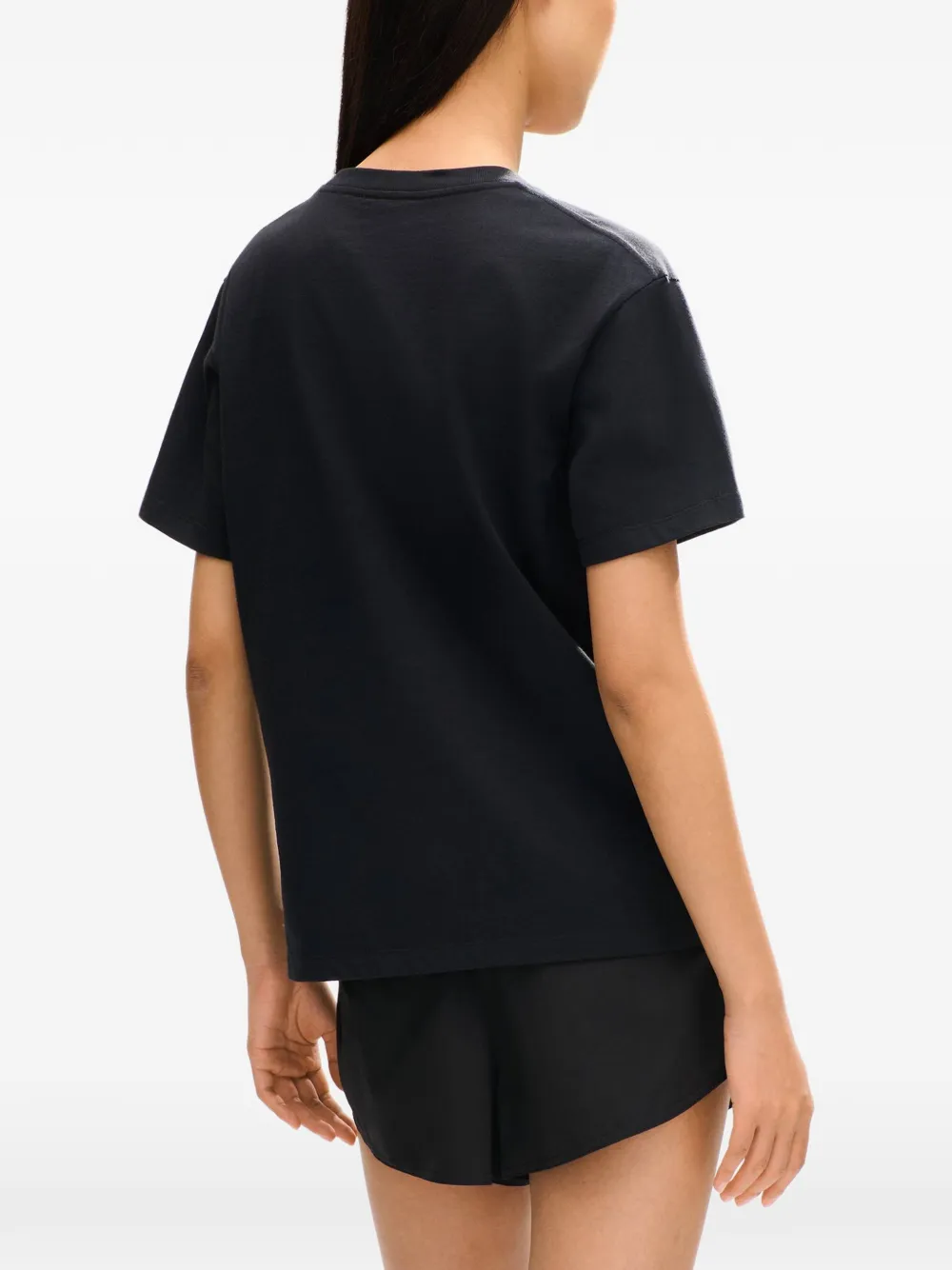 Kenzo Signature embroidered T-shirt Zwart
