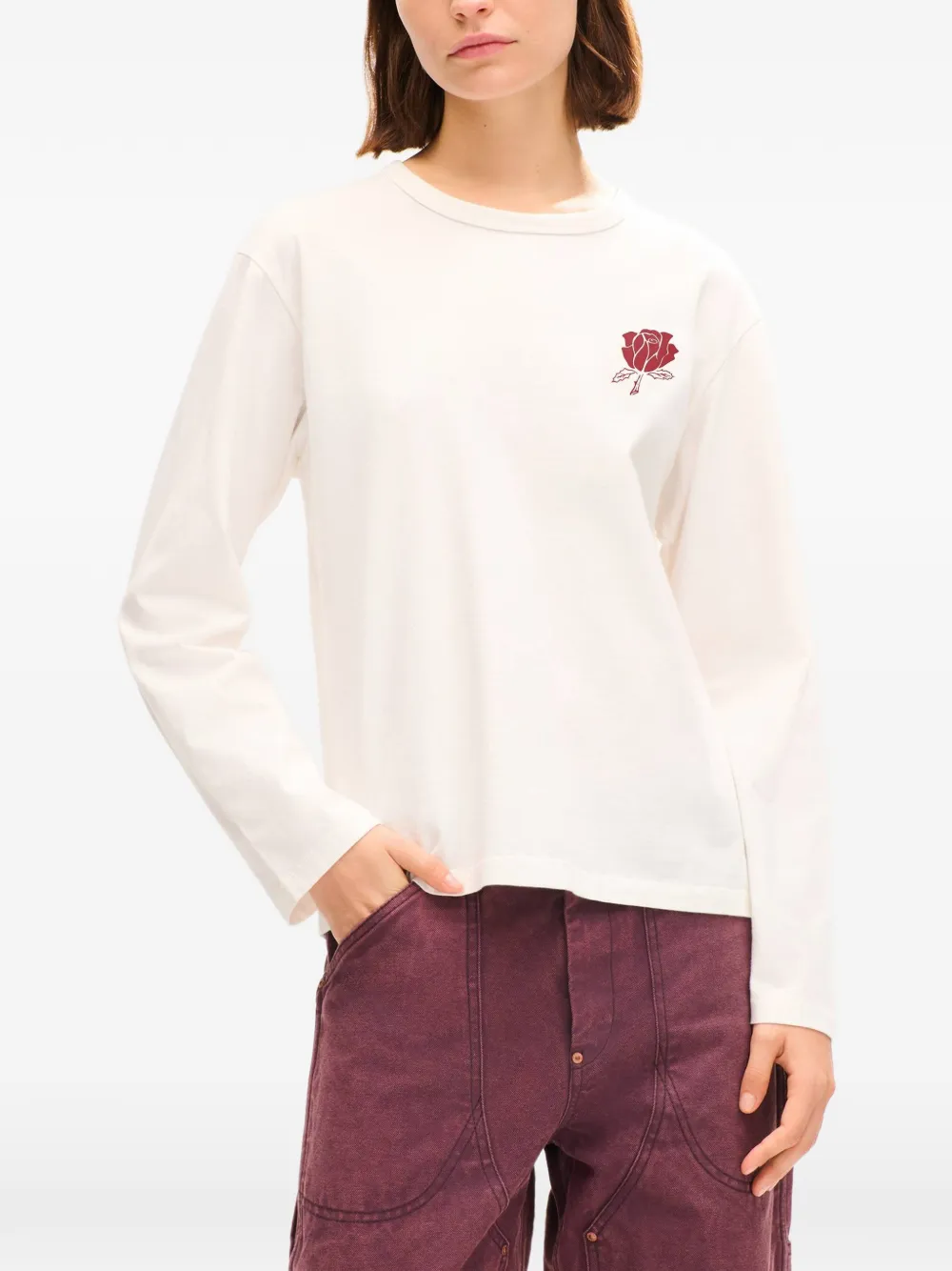 Kenzo Work And Play long-sleeve t-shirt Wit
