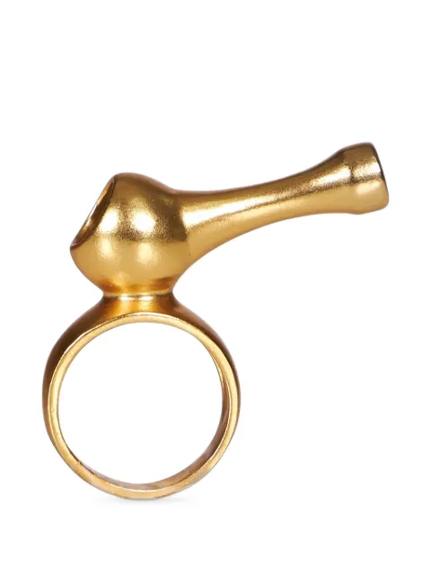 soshiotsuki pipe-detail ring