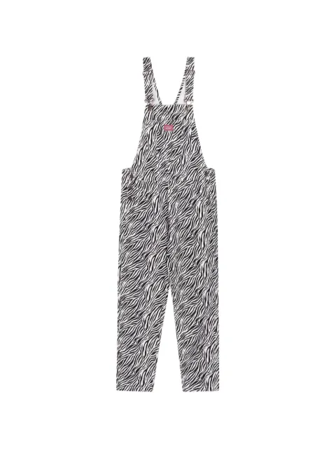 Favorite People Girl Next Door zebra-print overalls