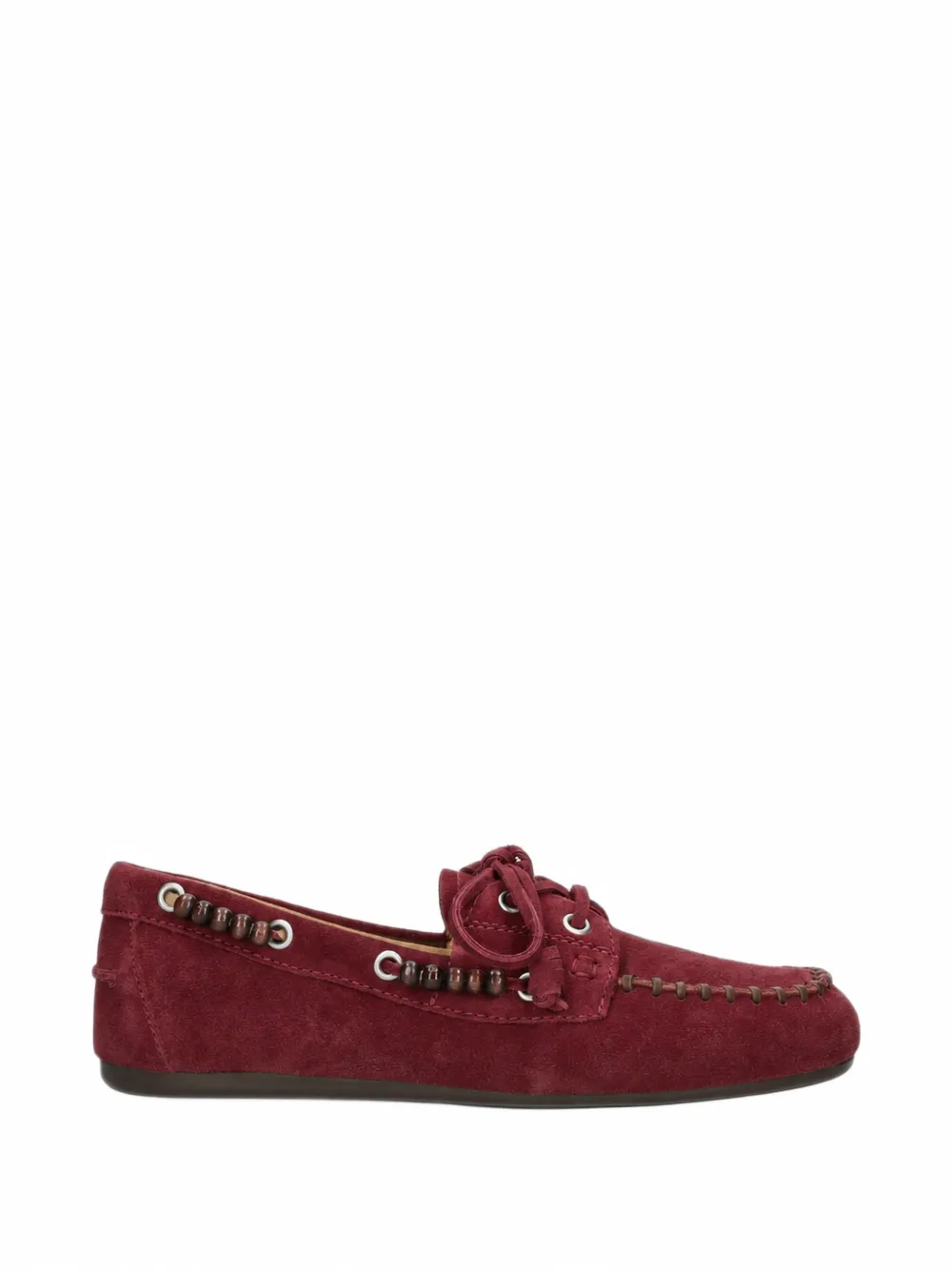 Bibi Lou bead-embellished loafers - Rosso