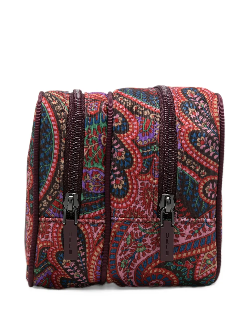 ETRO paisley-pattern wash bag Paars