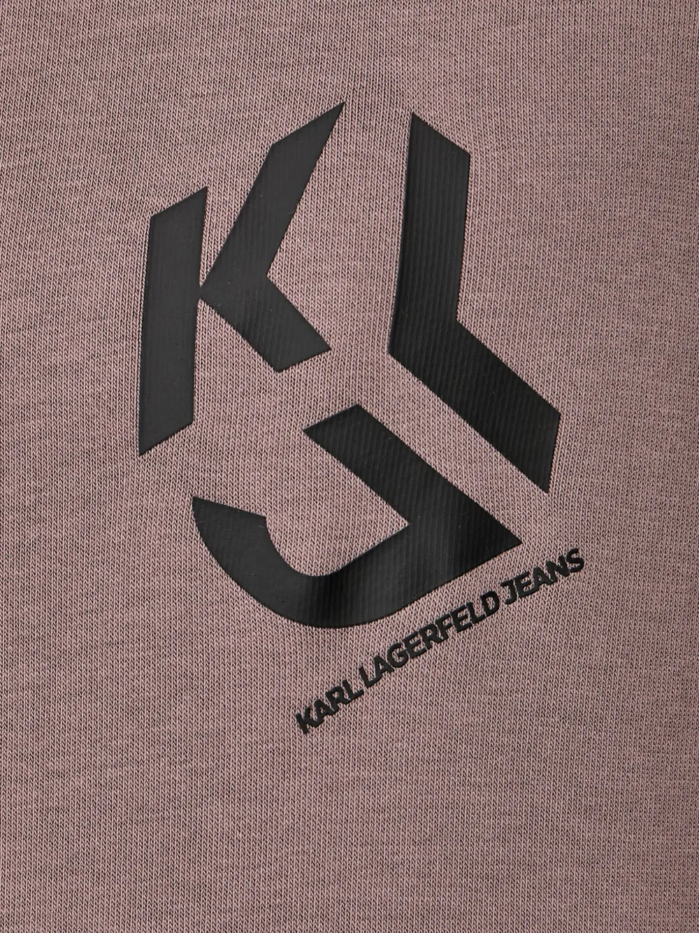 Karl Lagerfeld Jeans Hoodie met logoprint Paars