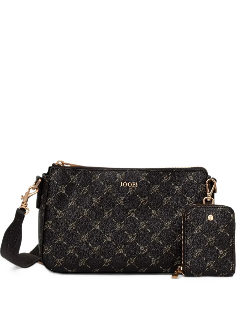 Joop! Cortina Jasmina monogram-print shoulder bag - Nero