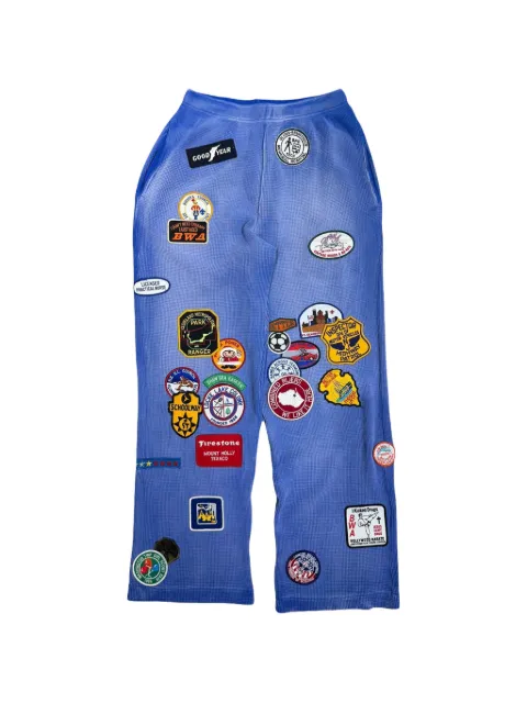 Better with Age  Gentlemen's Waffle #1 patch-detail track pants