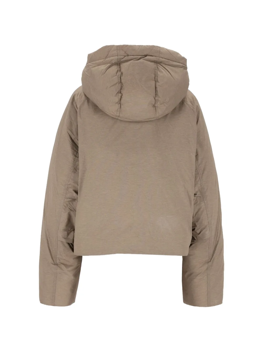 Maison Kitsuné profile fox hooded coat Beige