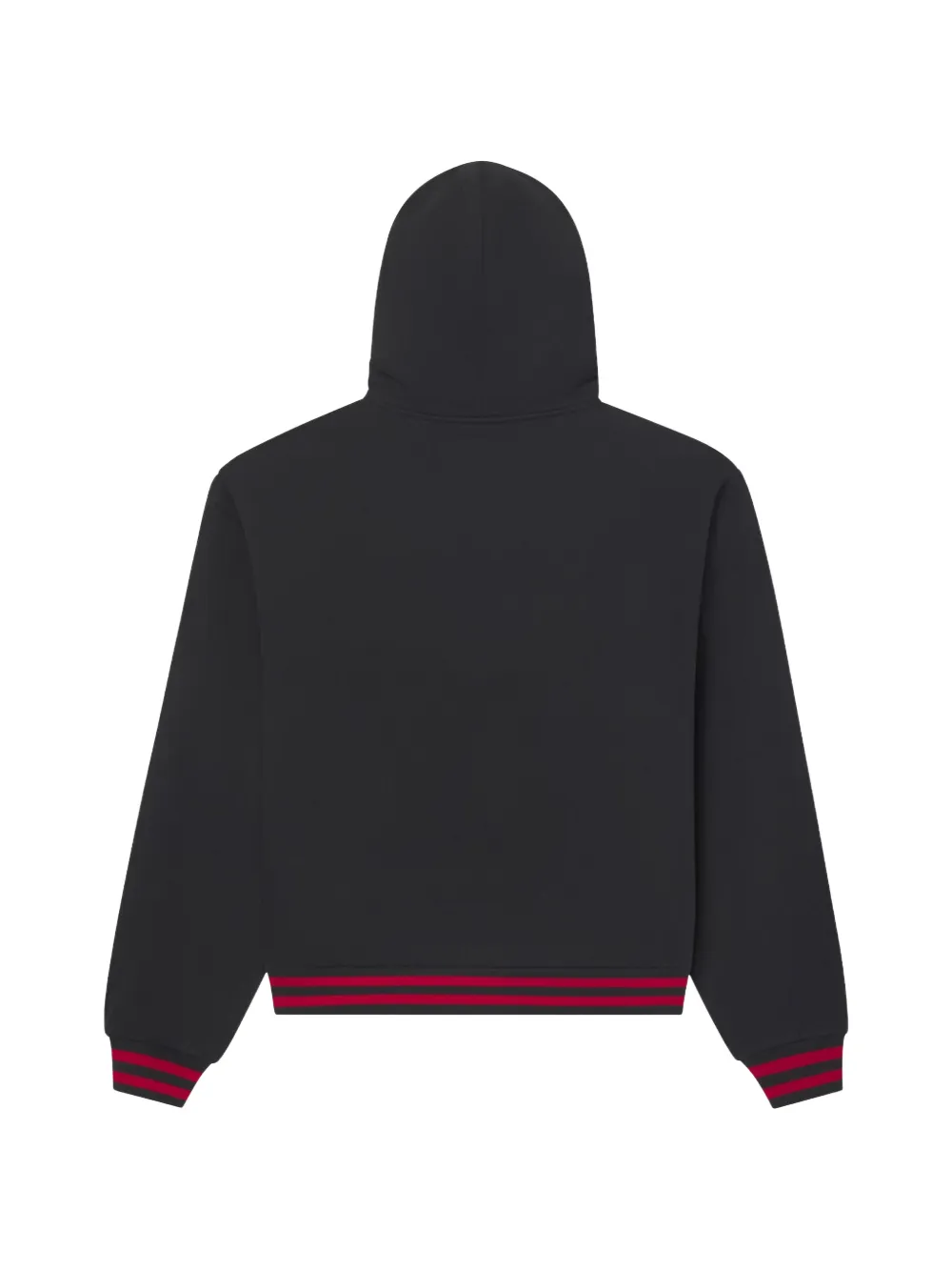 SP5DER logo-print zip-up hoodie Zwart