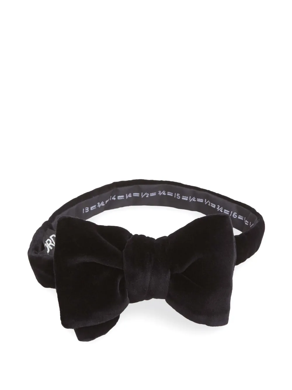 TOM FORD velvet pre-tied bow tie Zwart