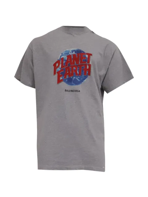 Balenciaga Pre-Owned Planet Earth distressed T-shirt