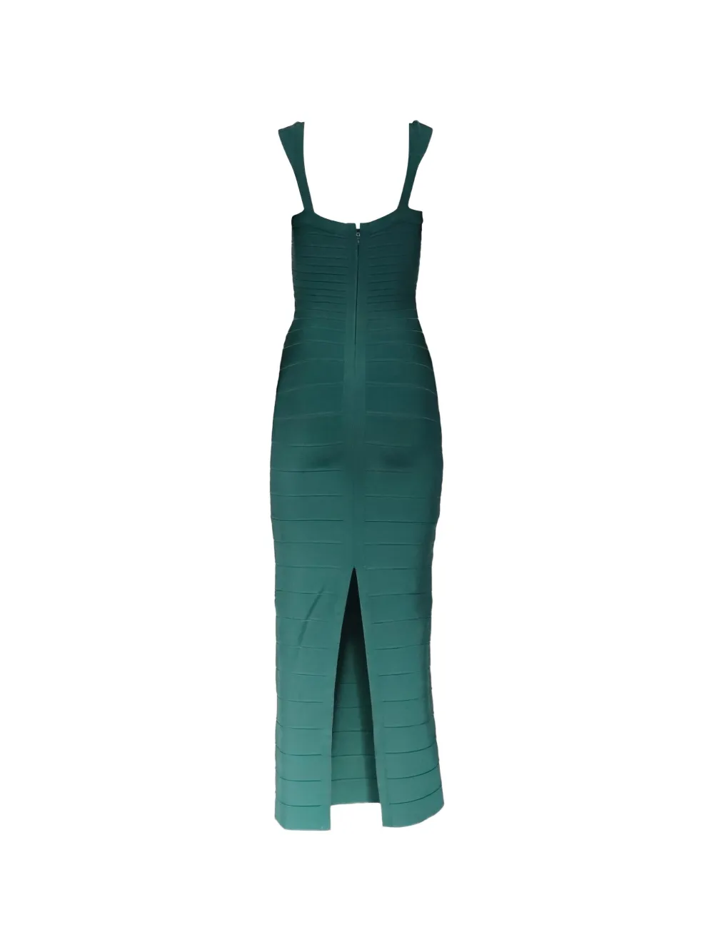 Hervé Léger Pre-Owned Bandage sweetheart-neck maxi dress - Verde