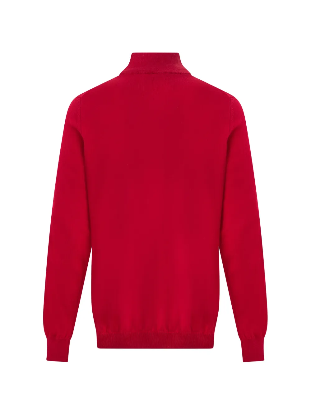 Fedeli quarter-zip cashmere sweater Rood