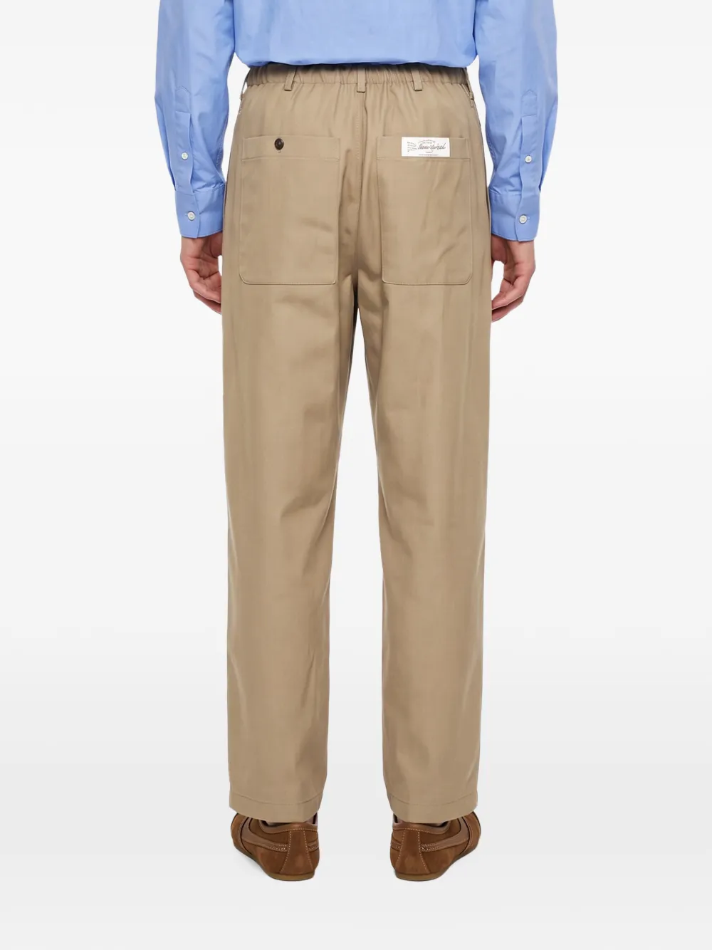 soshiotsuki Judo broek met rechte pijpen en ceintuur Beige