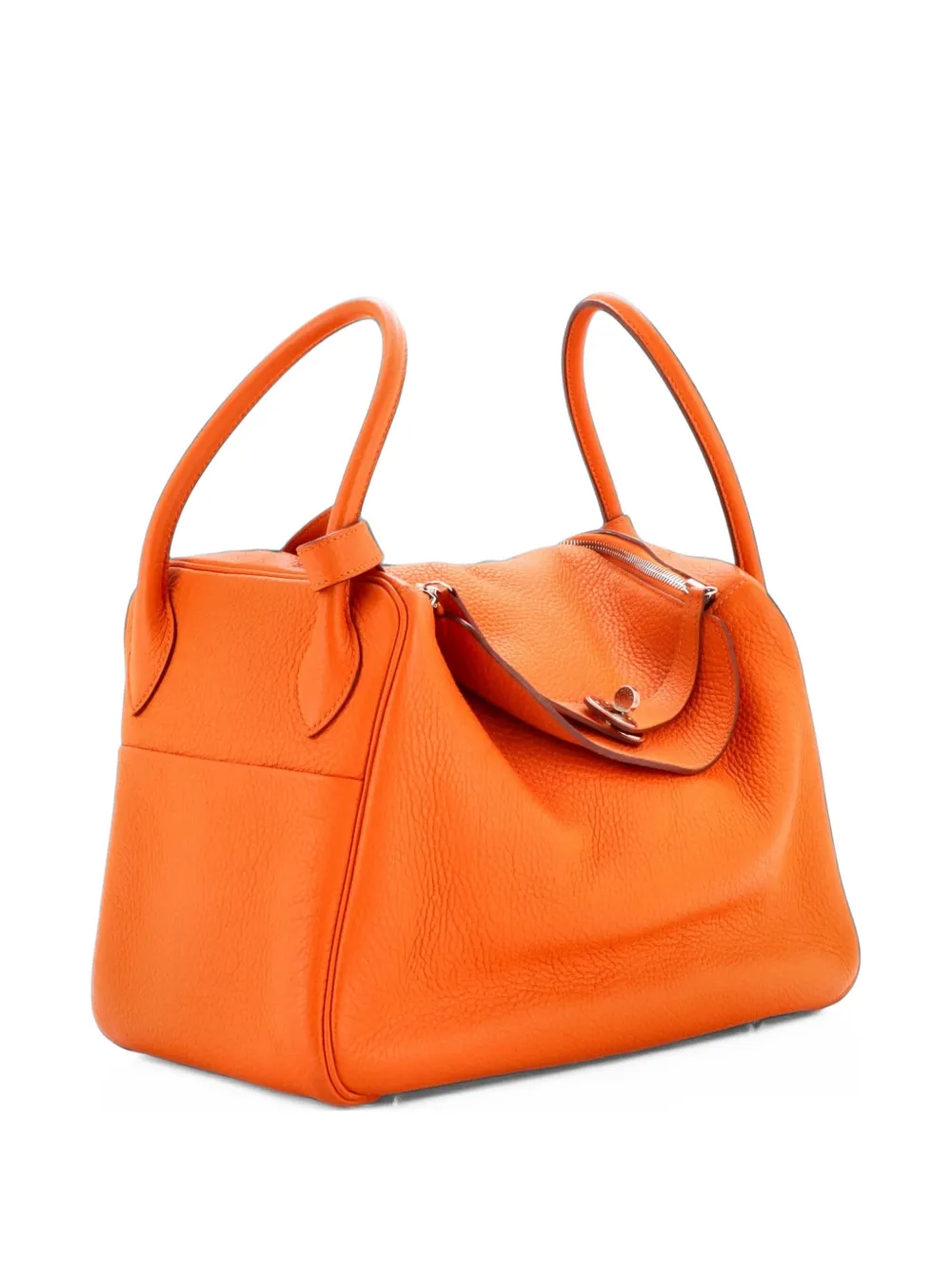 Hermès Pre-Owned Lindy Bag Clemence 34 satchel - Orange