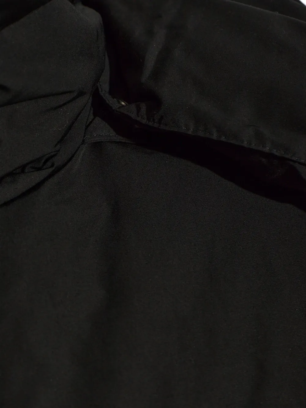 AMI Paris hooded padded jacket Zwart