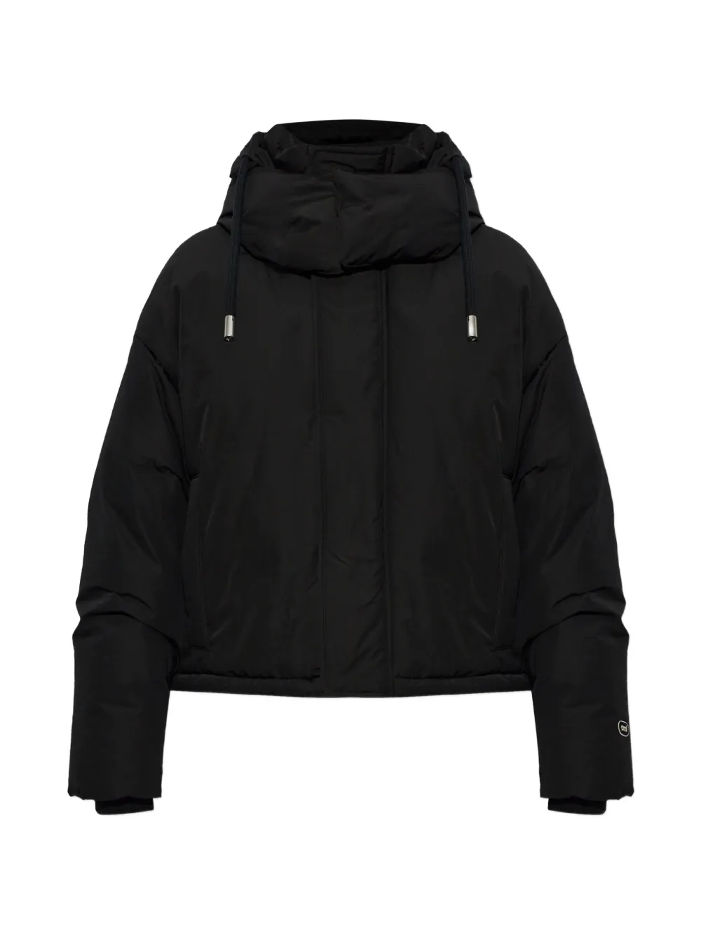 AMI Paris hooded padded jacket Zwart