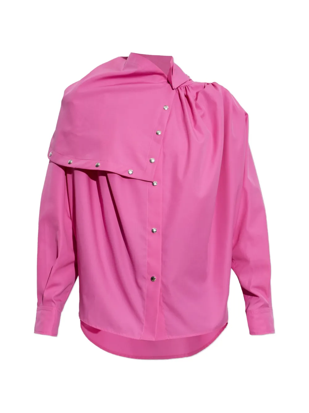 IRO Fatal asymmetric layered shirt Roze