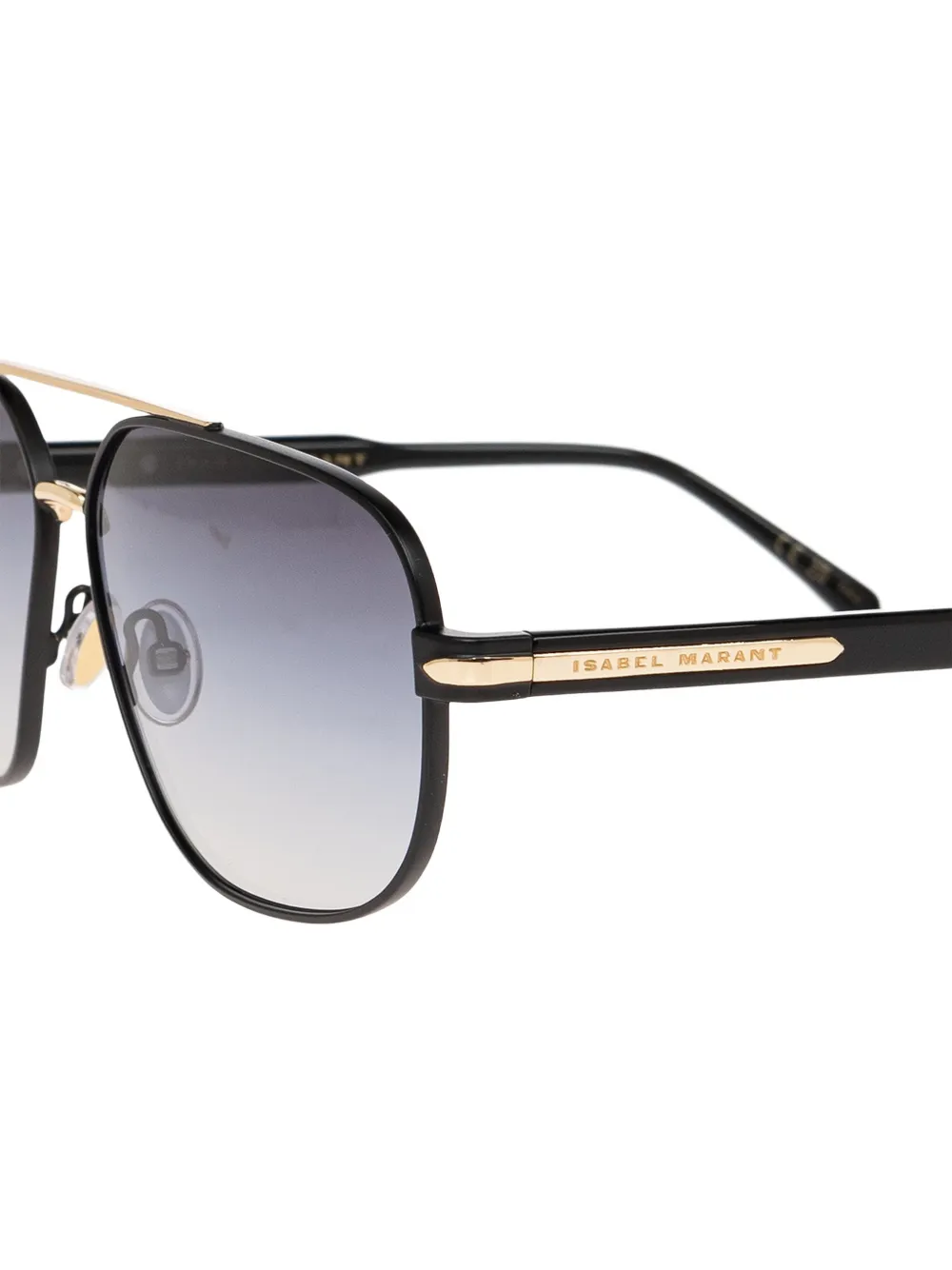 Isabel Marant Eyewear gradient pilot sunglasses Zwart