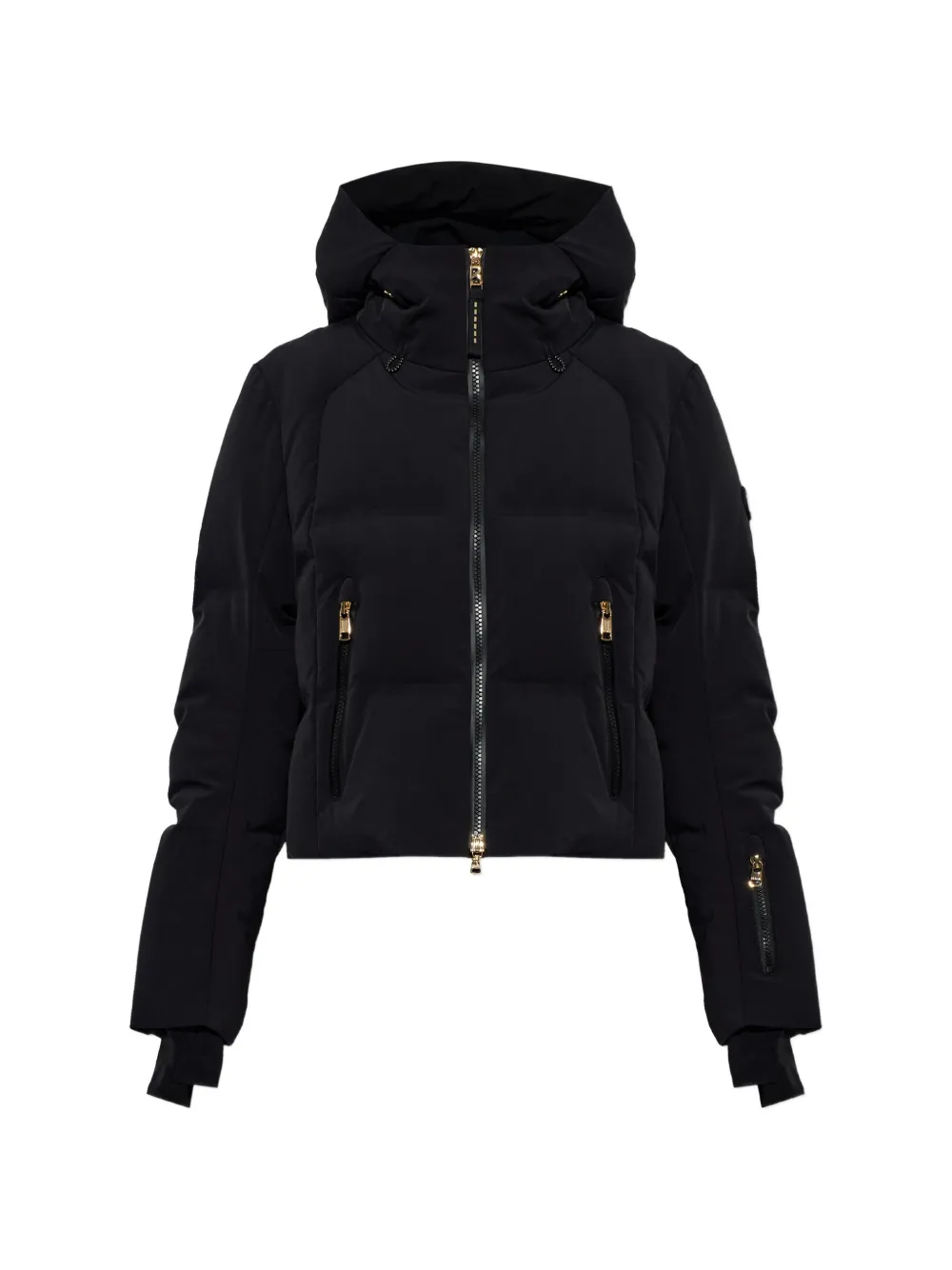 BOGNER Dea hooded quilted ski jacket Zwart