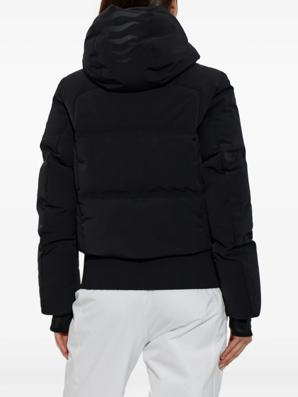 BOGNER Dea hooded quilted ski jacket Zwart