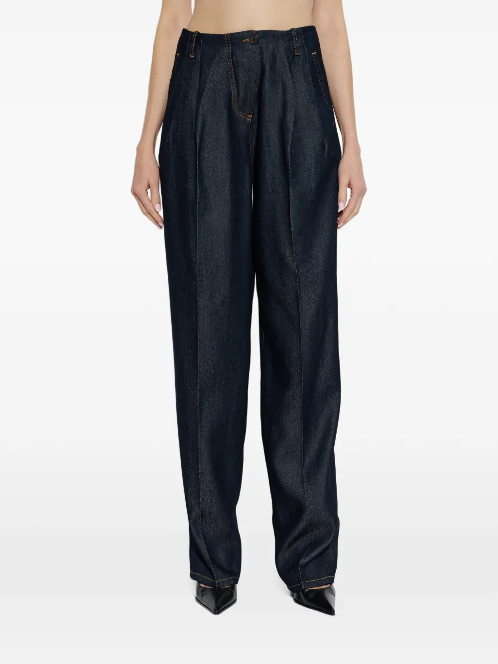 IRO Chasing pleated jeans - Blu