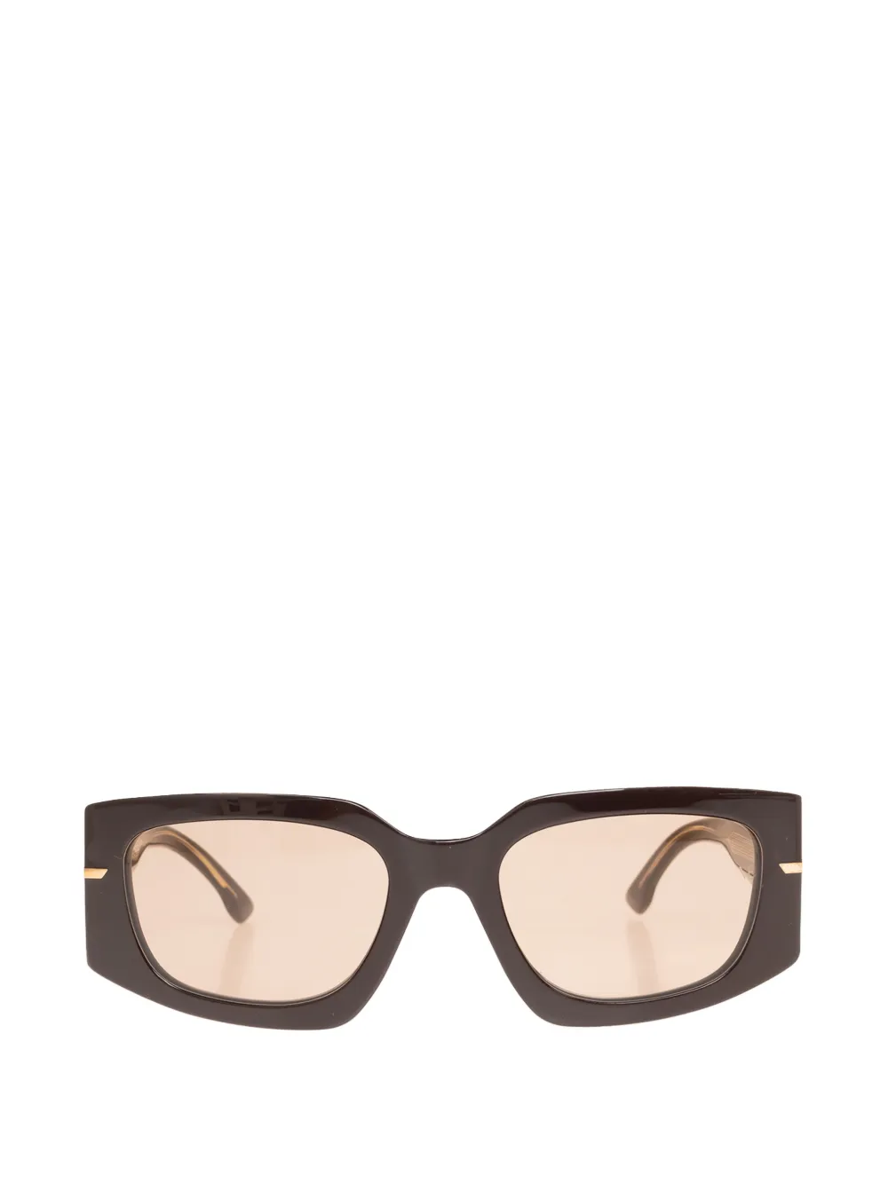 Victoria Beckham Eyewear oversized rectangle-frame sunglasses Bruin