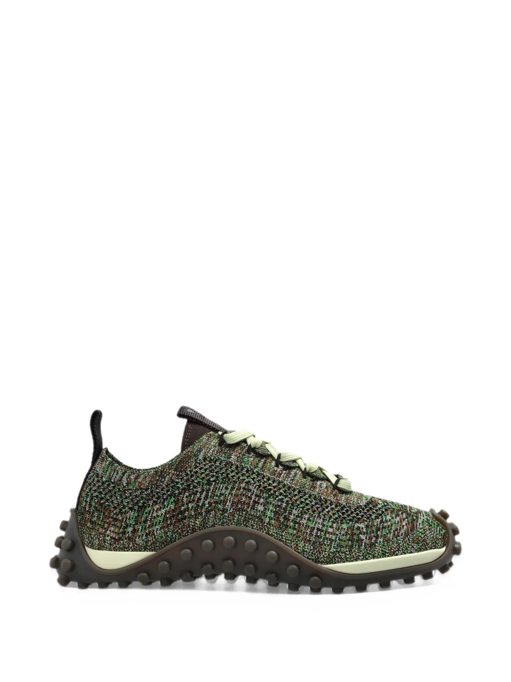 AMI Paris green knit mirage sneakers - Grün
