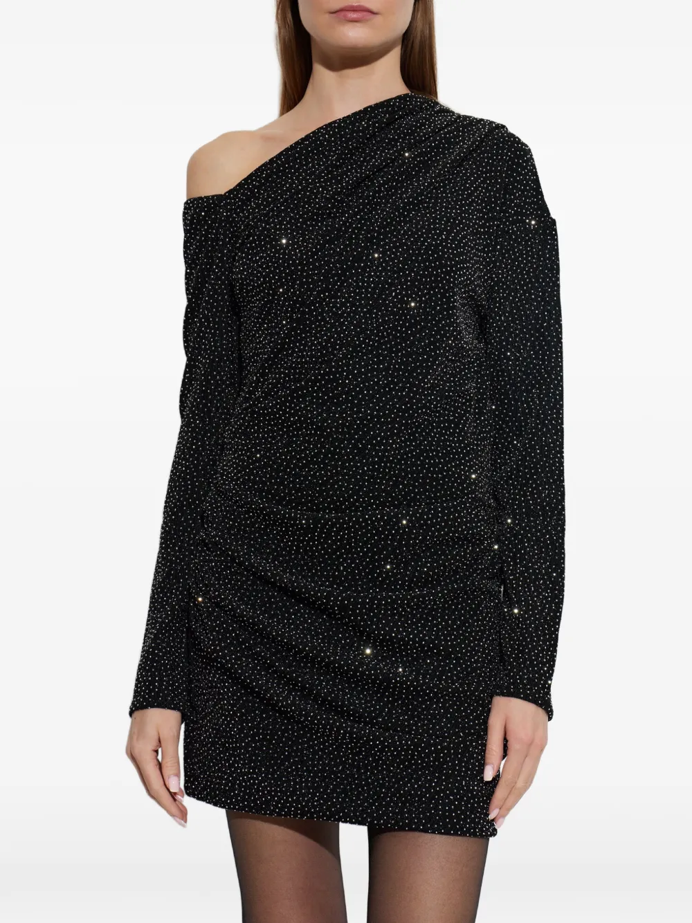 IRO Yonder sequinned mini dress Zwart