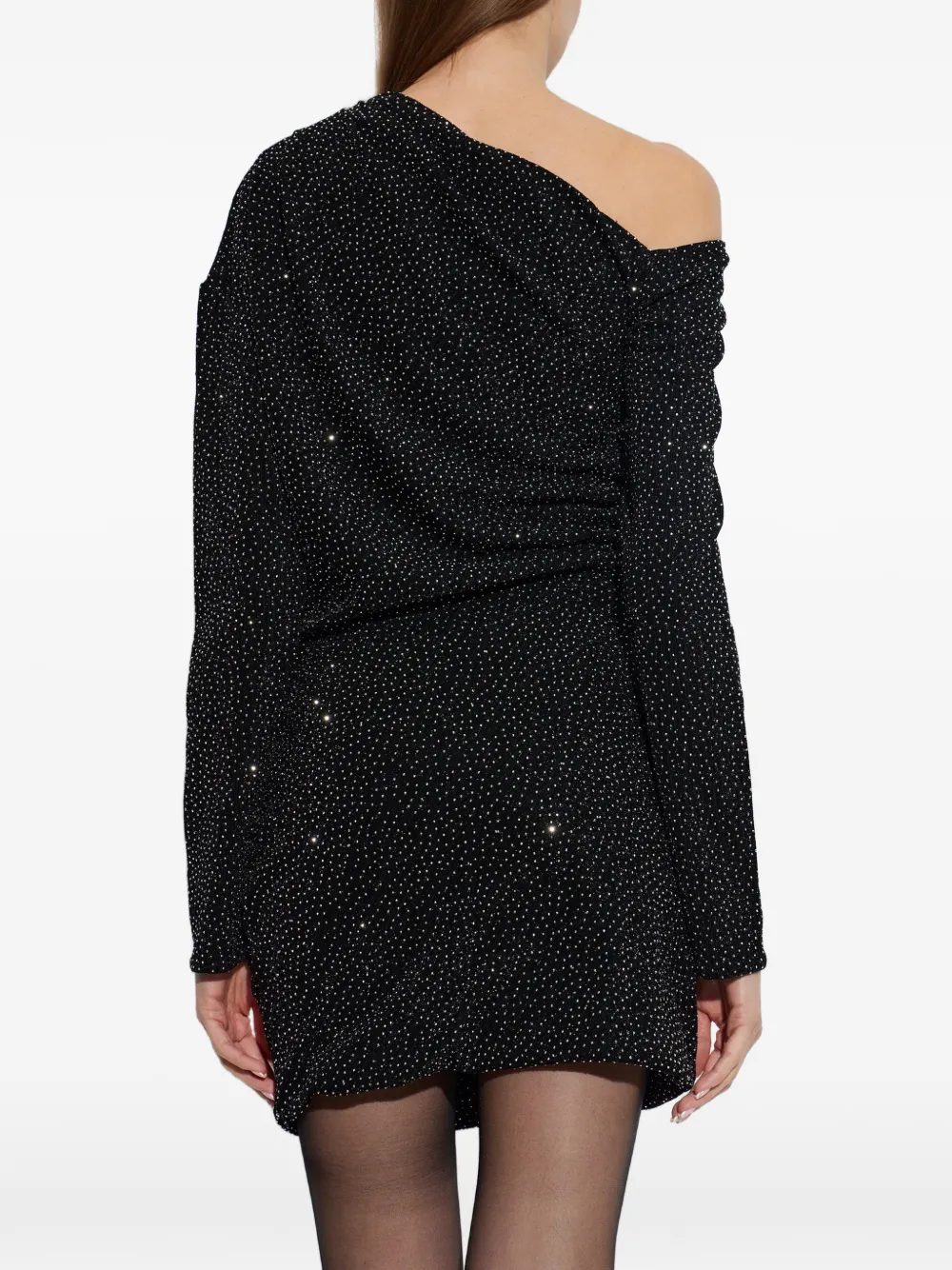IRO Yonder sequinned mini dress Zwart
