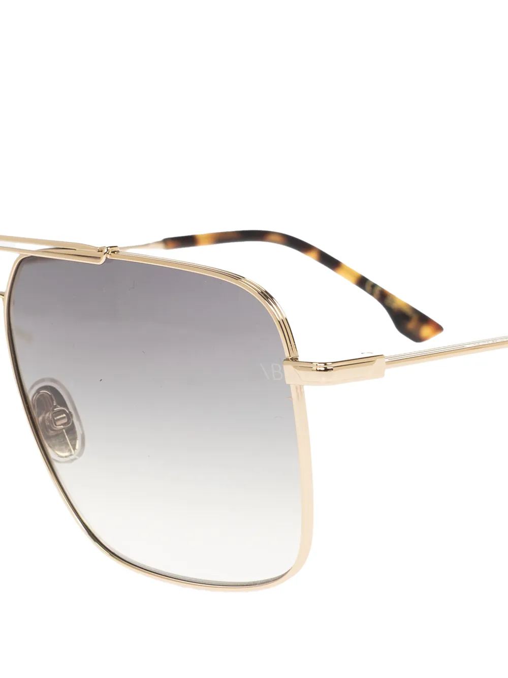 Victoria Beckham Eyewear Sonnenbrille double-bridge sunglasses Goud