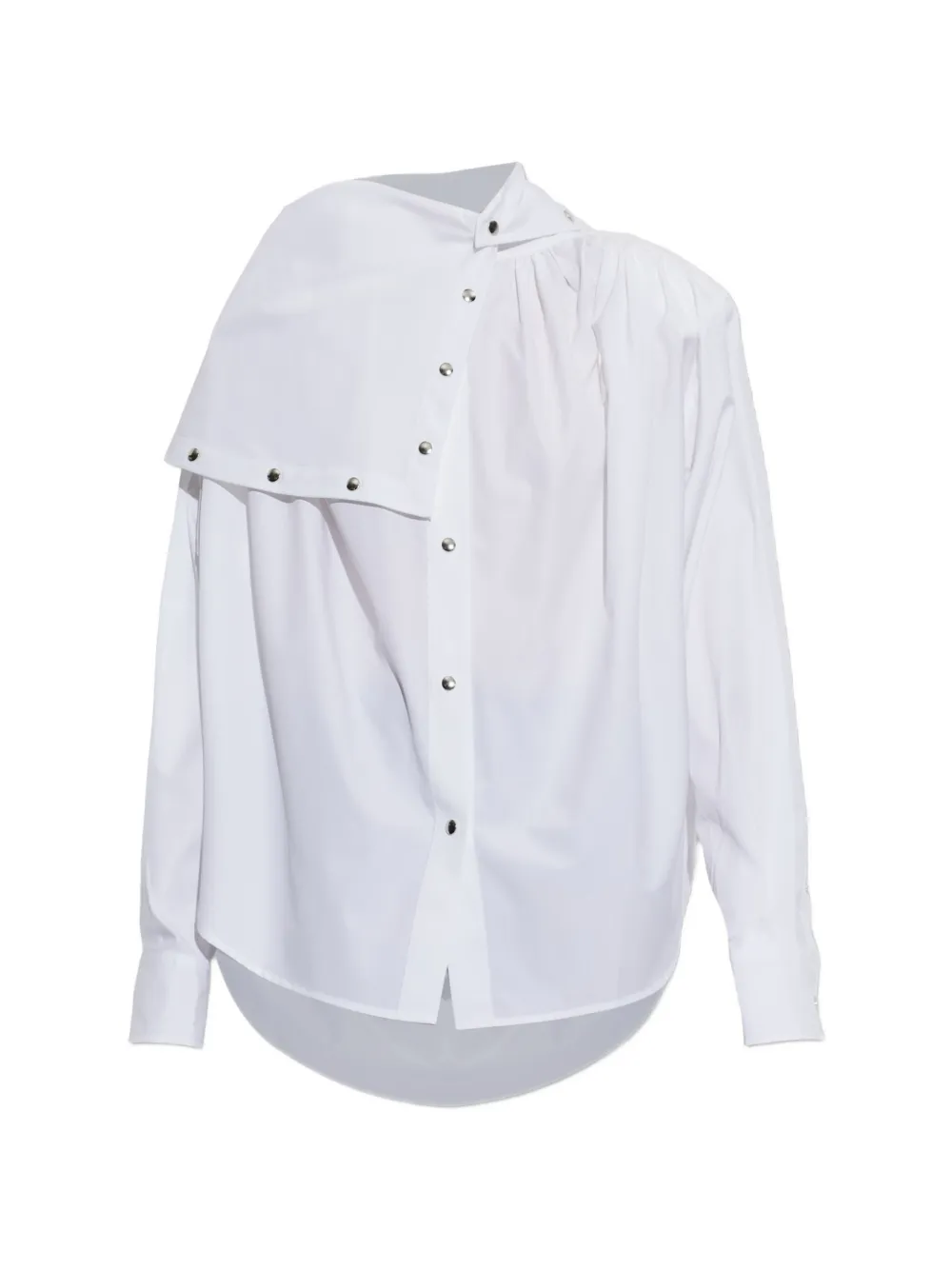 IRO Fatal asymmetric-panel shirt Wit