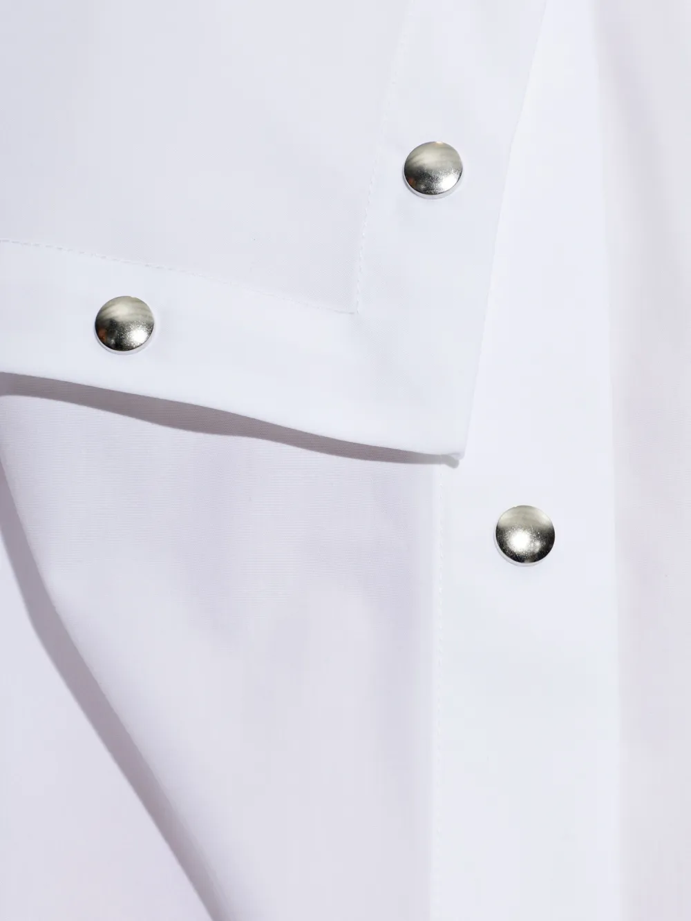 IRO Fatal asymmetric-panel shirt Wit
