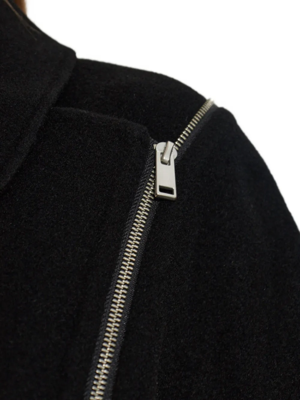 IRO Ampstack asymmetric-zip jacket Zwart