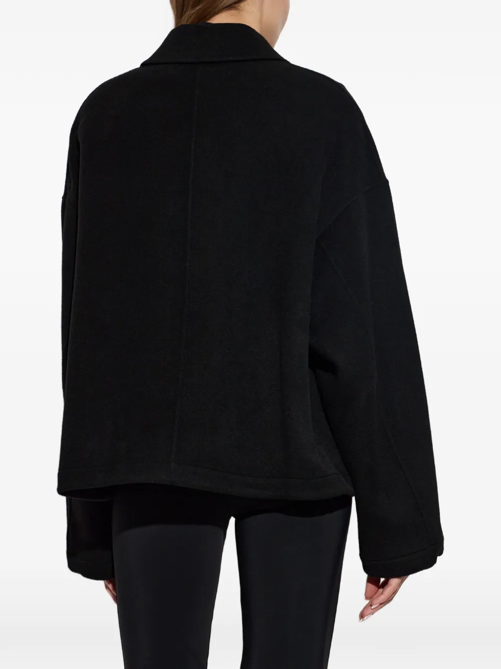 IRO Ampstack asymmetric-zip jacket Zwart