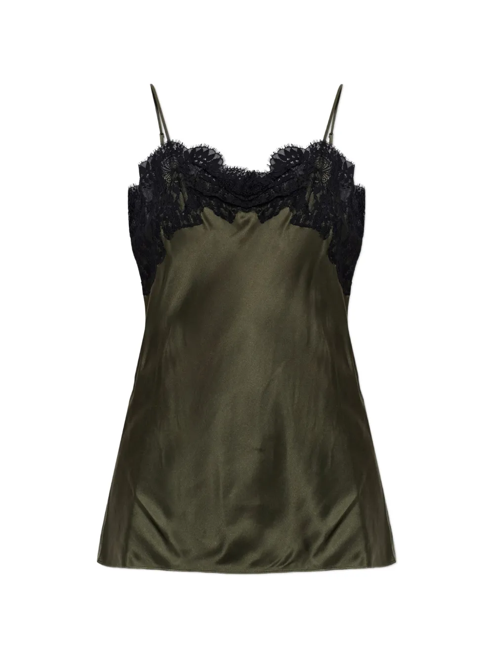 IRO Natron lace-trim top Groen