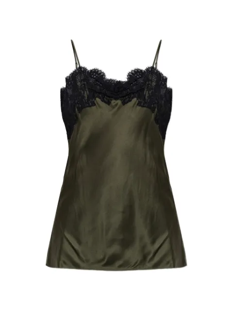 IRO Natron lace-trim top