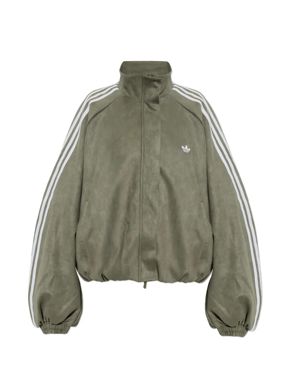 adidas Adilenium Season 6 faux-suede track top Groen