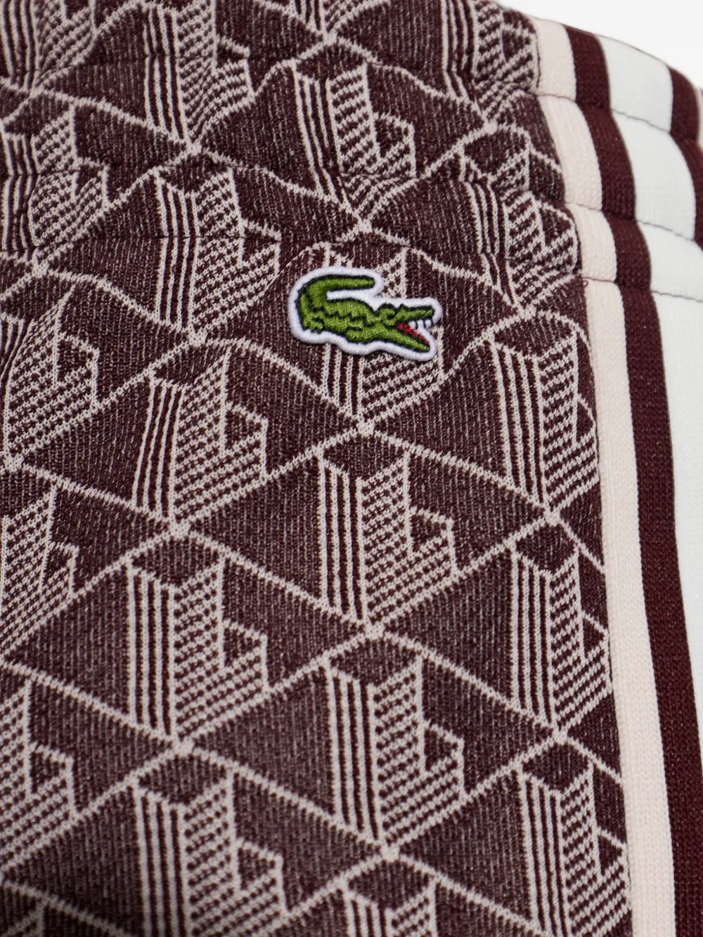 Lacoste Bell-bottom tracksuit bottoms with Monogram Bruin