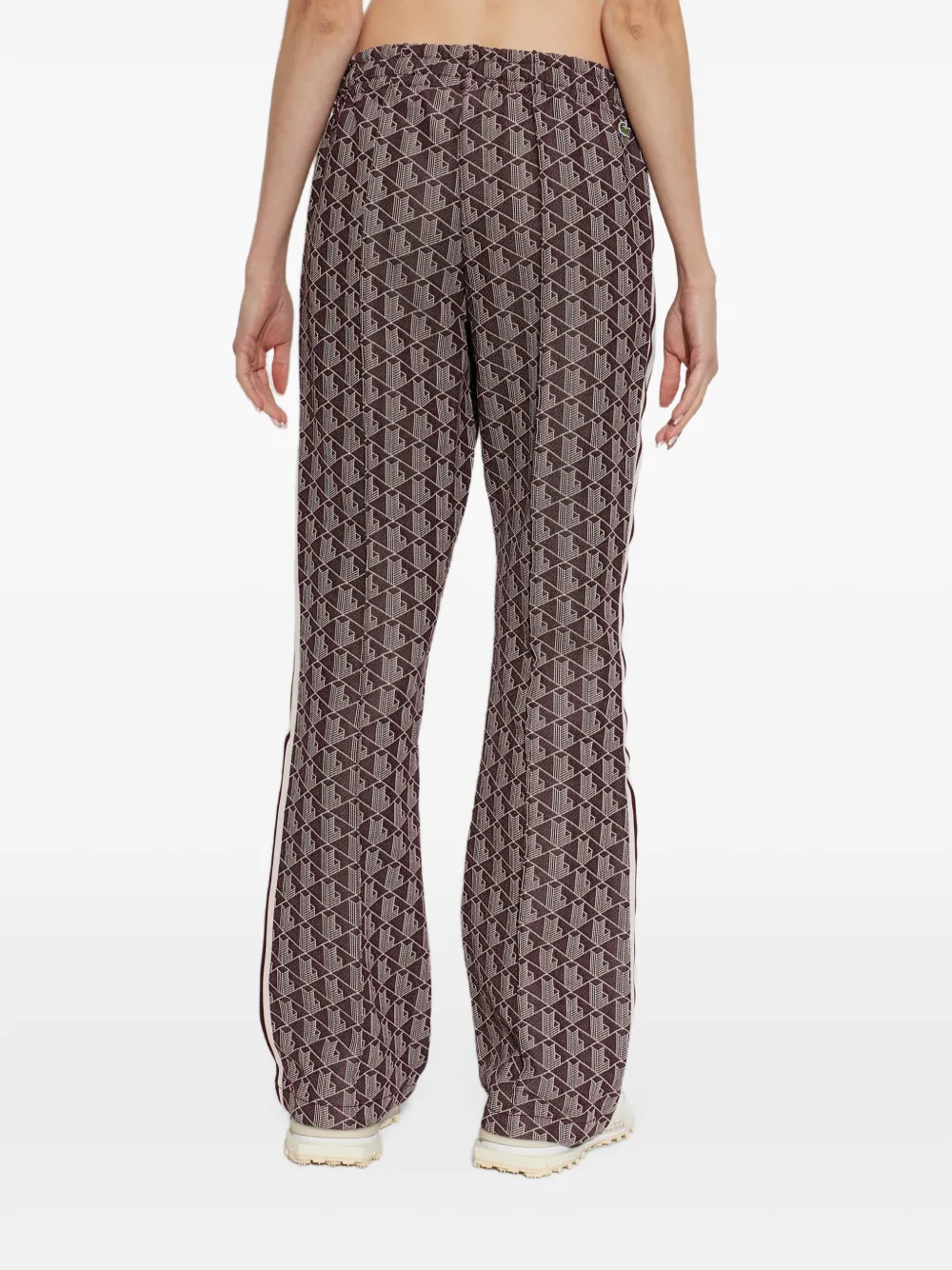 Lacoste Bell-bottom tracksuit bottoms with Monogram Bruin