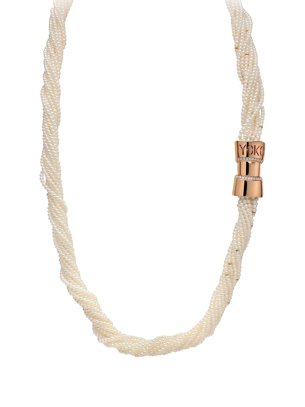 Yoko London freshwater pearl and diamond necklace - Toni neutri