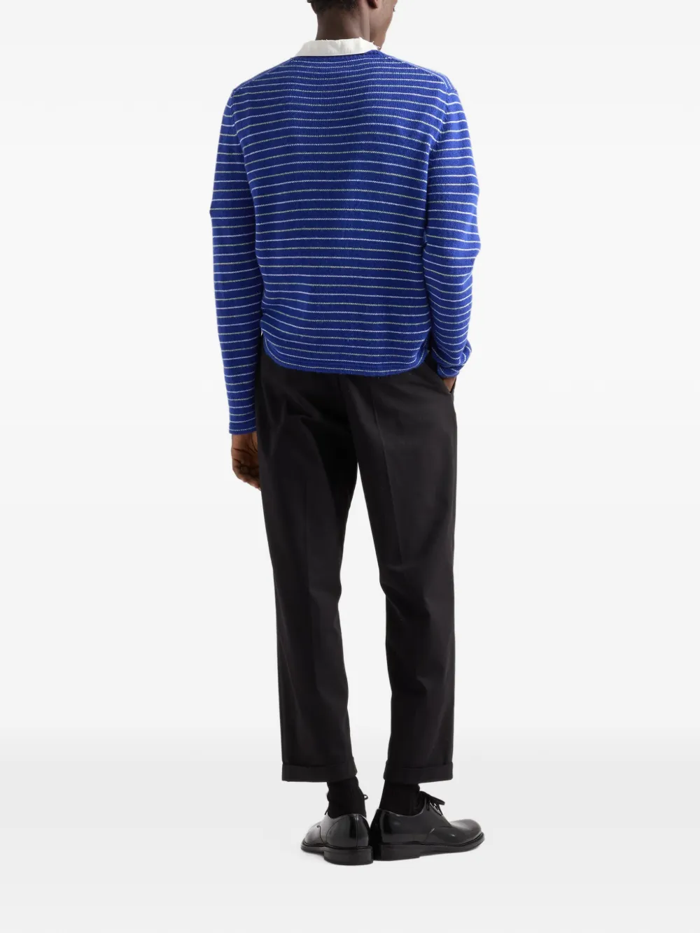 Prada Trui met V-hals Blauw