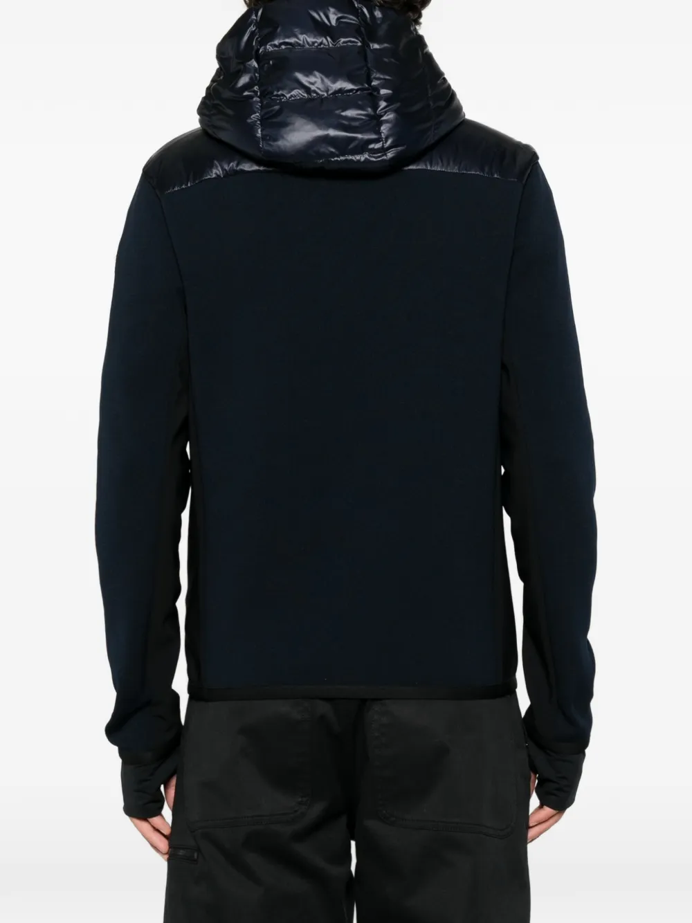 Moncler Grenoble quilted padded jacket Blauw