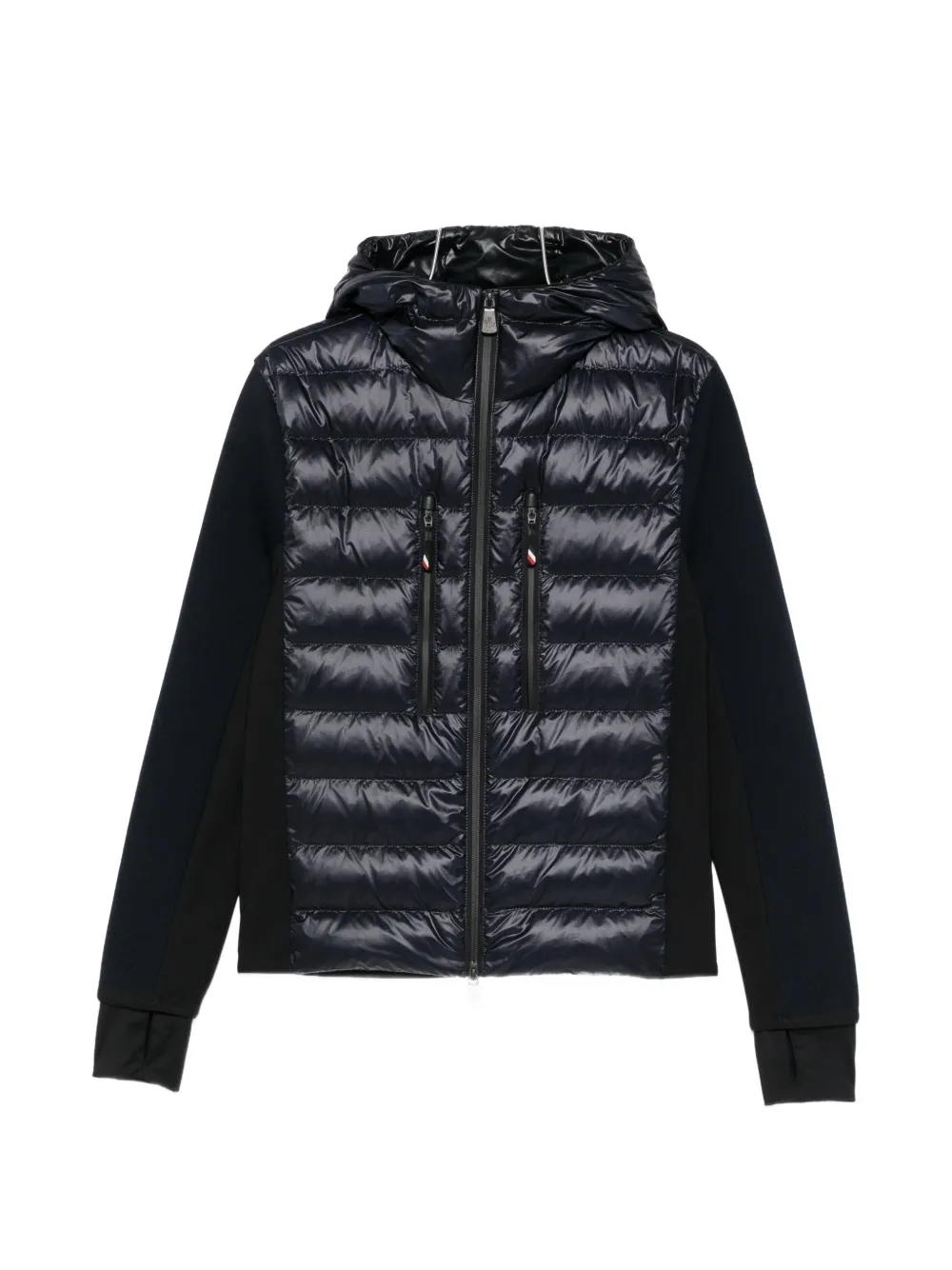 Moncler Grenoble quilted padded jacket Blauw